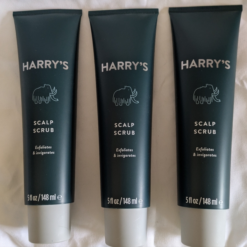 Brand New Lot Of 3 Harry's Hair Scalp Scrub 5 fl oz/148 ml